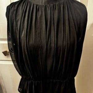 Express Black Pleated Dress